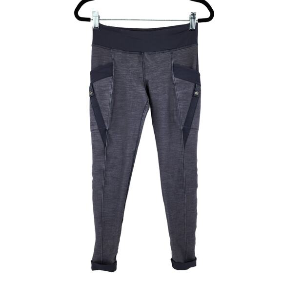 Lululemon Athletica Gray Tapered Leg Pants With Pockets Size 4 - Picture 1 of 5